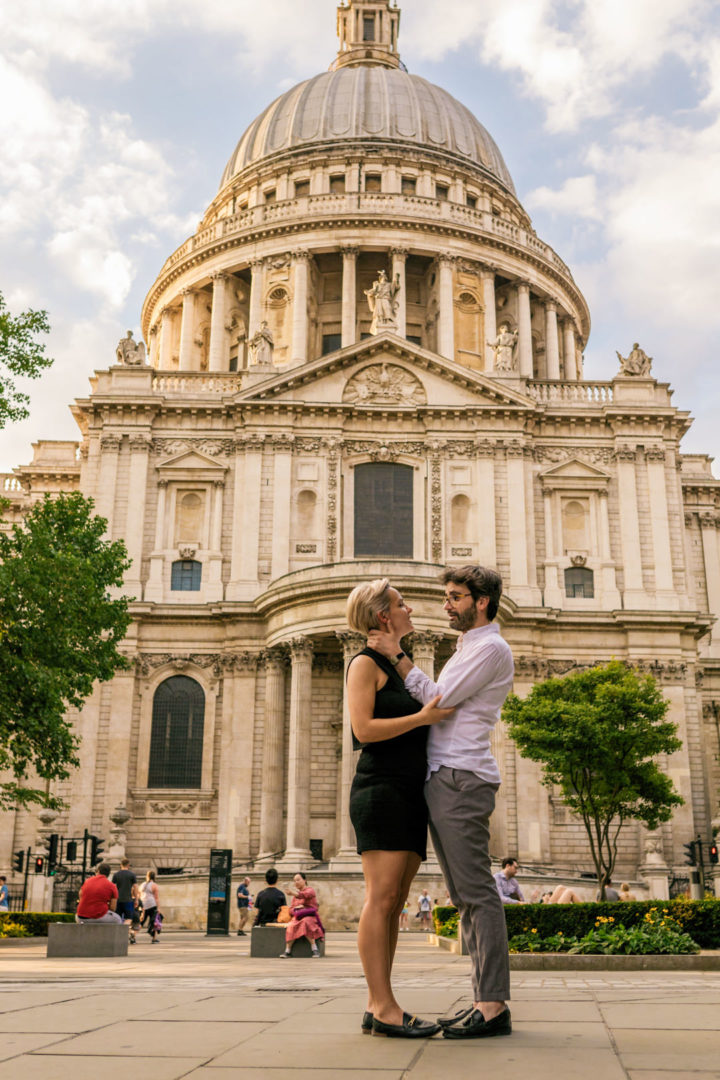 Saint Paul London engagement session destination wedding photographer